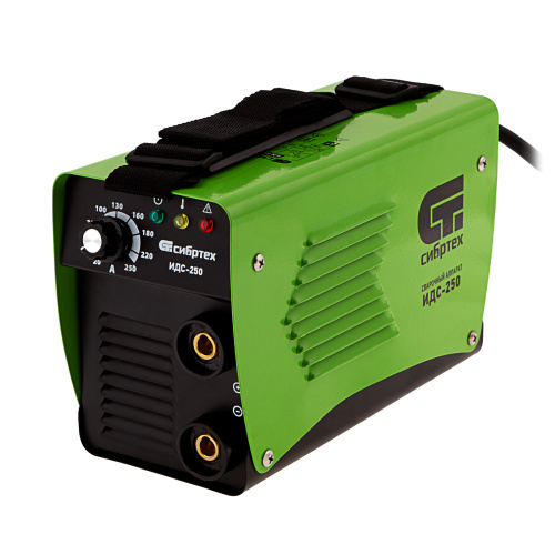 Аппарат инверторный дуговой сварки ИДС-250, 250 А, ПВ 80%, диаметр электрода 1.6-5 мм Сибртех по ценам производителя в Челябинске с доставкой по всей России