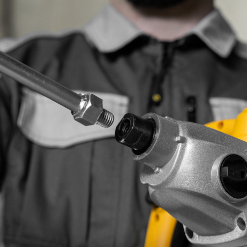 Насадка для миксера, для легких растворов, 140 х 590 мм, оцинкованная, хвостовик резьба М14 Сибртех по ценам производителя в Челябинске с доставкой по всей России