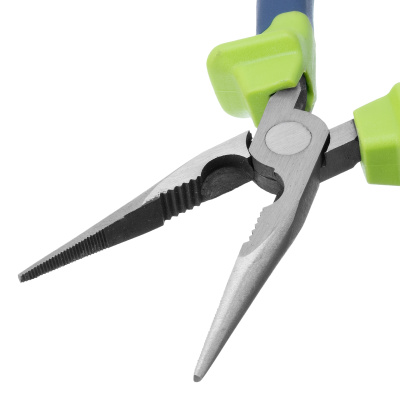 Длинногубцы прямые, 180 мм, двухкомпонентные рукоятки Сибртех по ценам производителя в Челябинске с доставкой по всей России