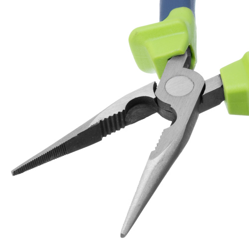 Длинногубцы прямые, 180 мм, двухкомпонентные рукоятки Сибртех по ценам производителя в Челябинске с доставкой по всей России