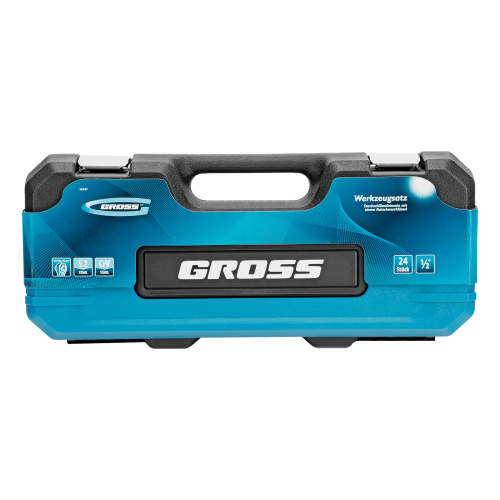 Набор инструментов, 1/2", CrV, 120 зубьев, 24 предмета Gross по ценам производителя в Челябинске с доставкой по всей России