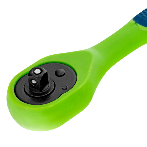 Ключ-трещотка 1/4", CrV, 72 зуба, с быстрым сбросом Сибртех по ценам производителя в Челябинске с доставкой по всей России