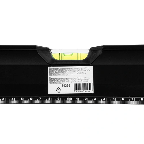 Уровень алюминиевый, усиленный, фрезерованный, 3 глазка, двухкомпонентные рукоятки, 1000 мм Matrix по ценам производителя в Челябинске с доставкой по всей России