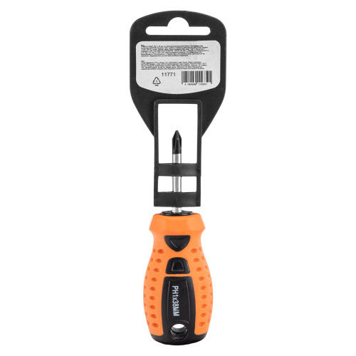 Отвертка "Point", PH1 х 38 мм, CS, двухкомпонентная рукоятка Sparta по ценам производителя в Челябинске с доставкой по всей России