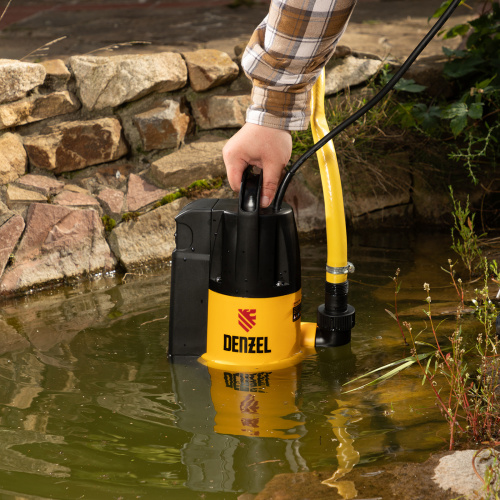 Дренажный насос DP800A, 800 Вт, подъем 5 м, 13000 л/ч Denzel по ценам производителя в Челябинске с доставкой по всей России
