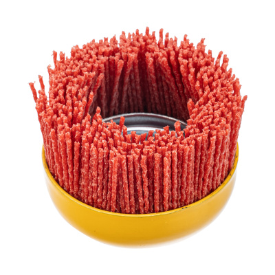 Щетка для УШМ, 75 мм, Чашка, нейлоновая щетина, М14 Denzel по ценам производителя в Челябинске с доставкой по всей России