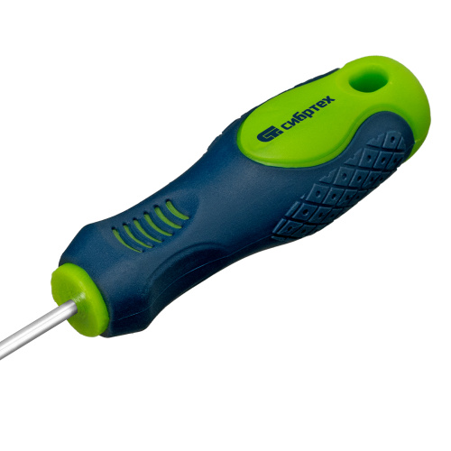 Отвертка, PH0 х 100 мм, CrV, двухкомпонентная рукоятка Сибртех по ценам производителя в Челябинске с доставкой по всей России