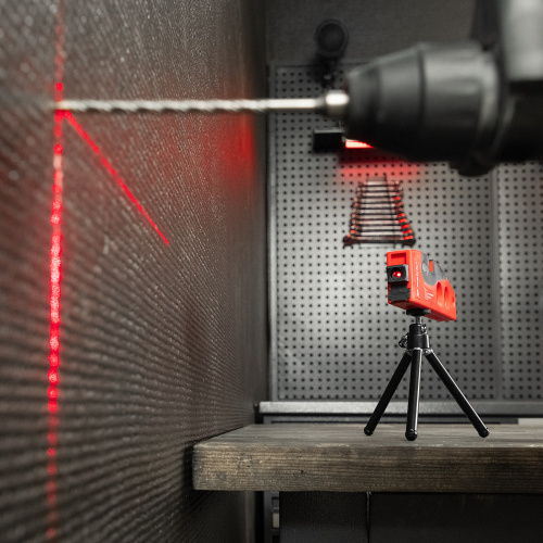 Лазерный уровень, 180 мм, 220 мм штатив, 4 глазка Matrix по ценам производителя в Челябинске с доставкой по всей России