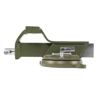 Тиски слесарные, 100 мм, стальные, поворотные Сибртех по ценам производителя в Челябинске с доставкой по всей России