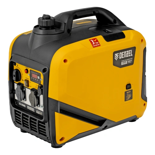 Генератор инверторный GS-3000iS, 3,0 кВт, 230 В, закрытый корпус, ручной старт DENZEL по ценам производителя в Челябинске с доставкой по всей России
