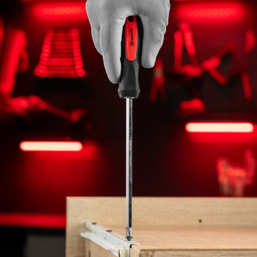 Отвертка комбинированная SL6/PH2 мм, CrV, антискользящая двухкомпонентная рукоятка Matrix по ценам производителя в Челябинске с доставкой по всей России