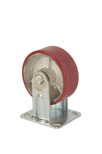 Колесо большегрузное неповоротное FCp 54 125 мм полиуретановое (N) по ценам производителя в Челябинске с доставкой по всей России