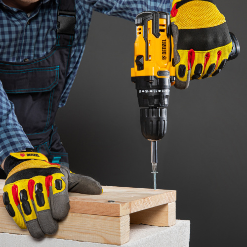 Дрель-шуруповерт аккумуляторная CDL-12CB, Li-Ion, 12 В, 1 акк. Denzel по ценам производителя в Челябинске с доставкой по всей России