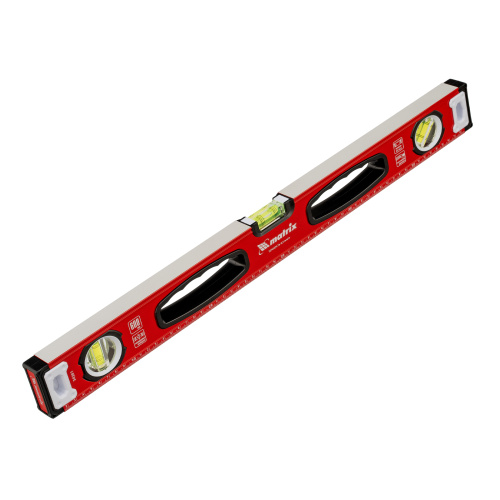 Уровень алюминиевый, фрезерованный, 3 глазка, рукоятки, 600 мм Matrix по ценам производителя в Челябинске с доставкой по всей России