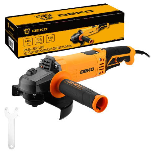 Углошлифовальная машина (УШМ) DEKO DKAG1400-150E, 150мм, 1400 Вт по ценам производителя в Челябинске с доставкой по всей России
