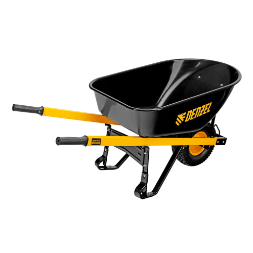 Тачка строительная, усиленная, объем 140 л, 230 кг, колесо 15х6.00-6 Denzel по ценам производителя в Челябинске с доставкой по всей России