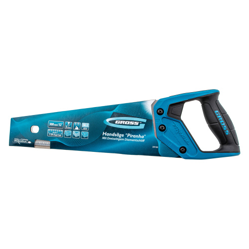 Ножовка по дереву "PIRANHA", 300 мм, 7 TPI, 3D-зуб, двухкомпонентная рукоятка Gross по ценам производителя в Челябинске с доставкой по всей России