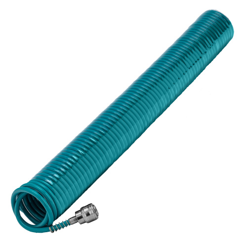 Полиуретановый спиральный шланг профессиональный BASF, 15 м, с быстросъемными соединением Stels по ценам производителя в Челябинске с доставкой по всей России