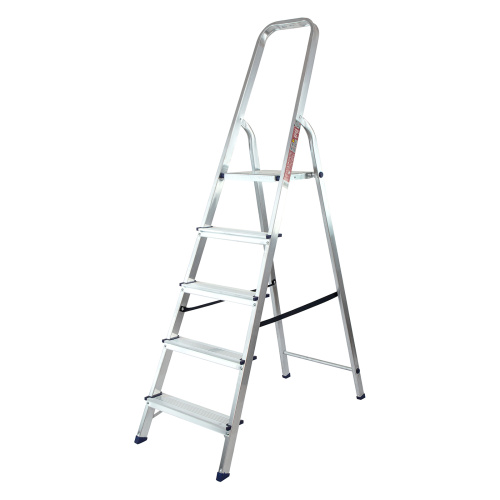 Стремянка усиленная, 5 ступеней, алюминиевая, MTX по ценам производителя в Челябинске с доставкой по всей России