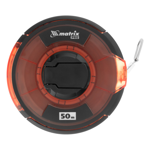 Рулетка геодезическая 50 м х 12,5 мм, закрытый корпус, стальная лента, односторонняя шкала, Pro Matrix по ценам производителя в Челябинске с доставкой по всей России