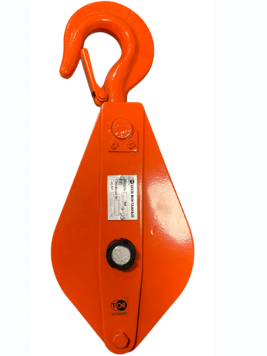 Блок монтажный однорольный с  крюком TOR 2 т с откидной щекой по ценам производителя в Челябинске с доставкой по всей России