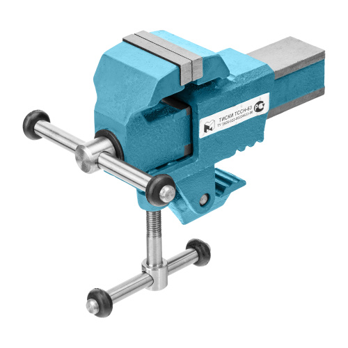 Тиски слесарные, 63 мм, крепление для стола, винтовой зажим (Глазов) по ценам производителя в Челябинске с доставкой по всей России