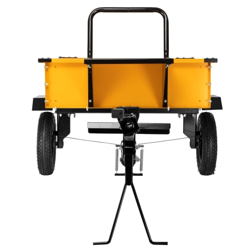 Прицеп для мотоблока TT-500, оцинк., груз. 500 кг, рег. сцепка, колеса 4.00-10, в упаковке Denzel по ценам производителя в Челябинске с доставкой по всей России