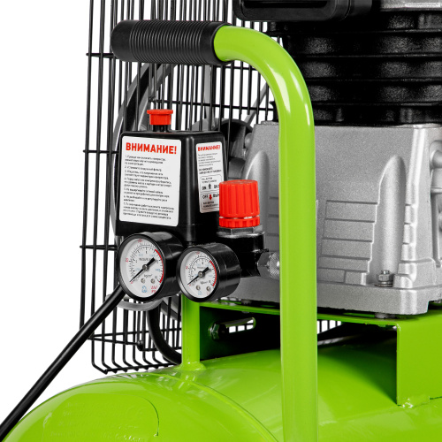 Компрессор воздушный КР-2200/100, 2.2 кВт, 350 л/мин, 100 л, ременной привод, масляный Сибртех по ценам производителя в Челябинске с доставкой по всей России