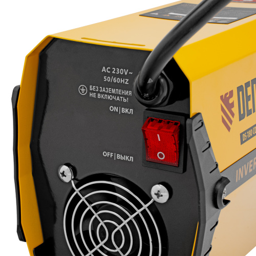 Аппарат инверторный дуговой сварки DS-180 Compact, 180 А, ПВ 70%, диаметр электрода 1.6-4 мм Denzel по ценам производителя в Челябинске с доставкой по всей России