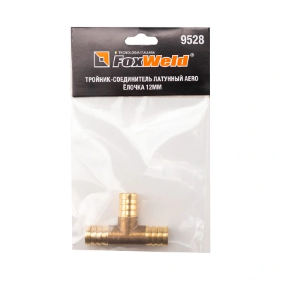 Тройник-соединитель латунный AERO ёлочка 12мм купить в Москве с доставкой по всей России | ProtosMarket.ru