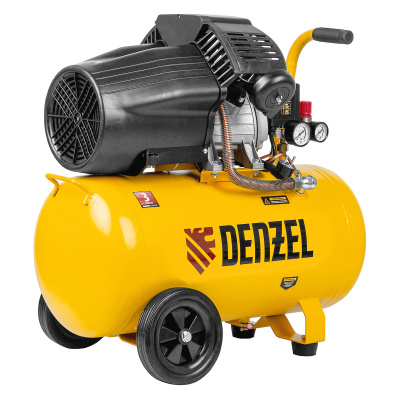 Компрессор воздушный DCV2200/50, прямой привод, 2.2 кВт, 50 литров, 380 л/мин Denzel по ценам производителя в Челябинске с доставкой по всей России