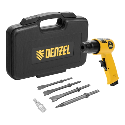 Пневматический молоток НР4500 + набор насадок, 113 л/мин, 4500 уд/мин Denzel по ценам производителя в Челябинске с доставкой по всей России