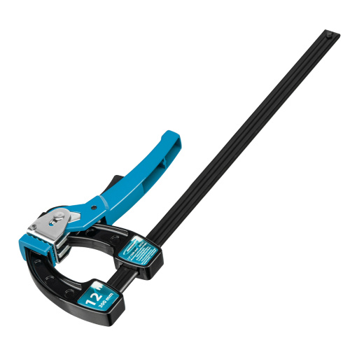 Струбцина реечная быстрозажимная 12, металлический корпус, рычажный храповой механизм, 300 мм Gross по ценам производителя в Челябинске с доставкой по всей России