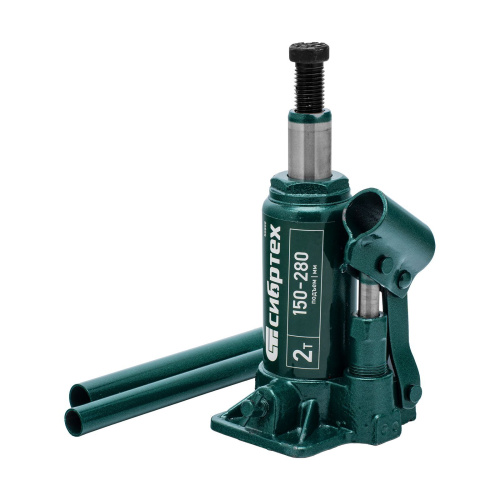 Домкрат гидравлический бутылочный, 2 т, 150-280 мм Сибртех по ценам производителя в Челябинске с доставкой по всей России