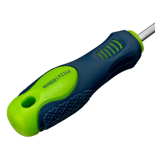 Отвертка, PH2 х 100 мм, CrV, двухкомпонентная рукоятка Сибртех по ценам производителя в Челябинске с доставкой по всей России