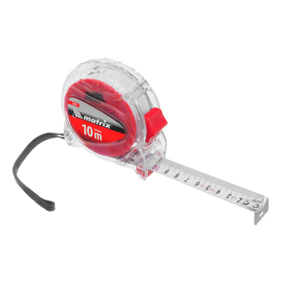 Рулетка Crystal,10 м х 25 мм,корпус из поликарбоната Matrix по ценам производителя в Челябинске с доставкой по всей России