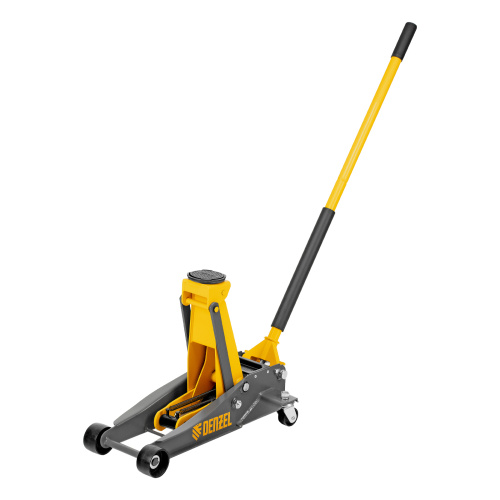 Домкрат гидравлический подкатной, 3 т, 125-470 мм, быстрый подъем, проф. Denzel по ценам производителя в Челябинске с доставкой по всей России