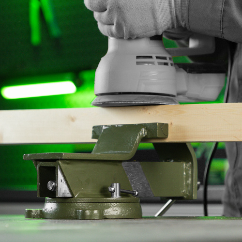 Тиски слесарные, 125 мм, стальные, поворотные Сибртех по ценам производителя в Челябинске с доставкой по всей России