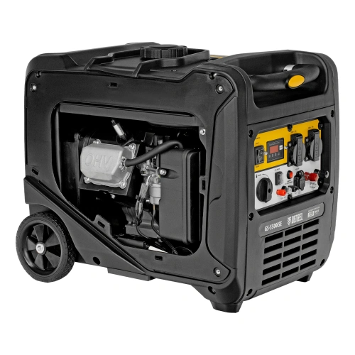 Генератор инверторный GS-5500iSE, 5,5 кВт, 230 В, закрытый корпус,электростартер Denzel по ценам производителя в Челябинске с доставкой по всей России