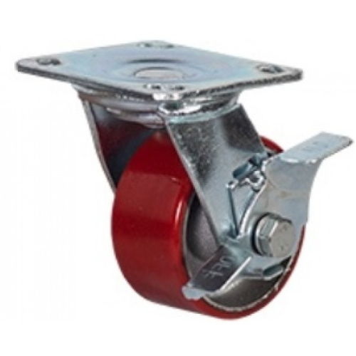 Колесо большегрузное поворотное  с тормозом 150 мм - SCpb 63 по ценам производителя в Челябинске с доставкой по всей России