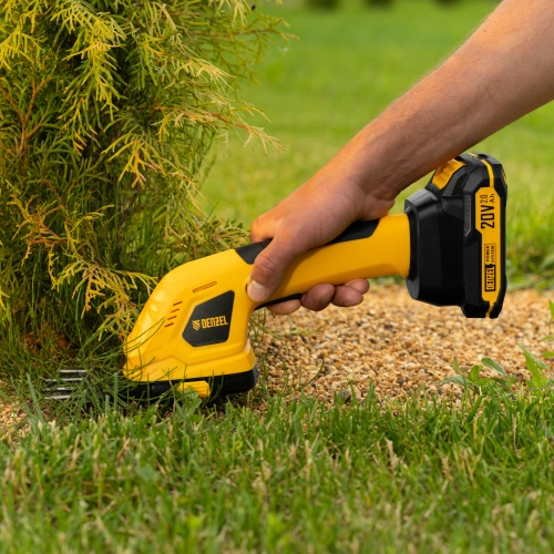 Ножницы-кусторез аккумуляторные GS-20, Li-Ion, 20 В Denzel по ценам производителя в Челябинске с доставкой по всей России