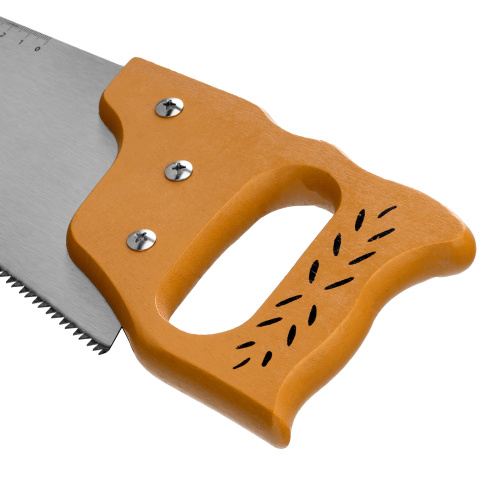 Ножовка по дереву, 500 мм, 7-8 TPI, каленый зуб, линейка, деревянная рукоятка Sparta по ценам производителя в Челябинске с доставкой по всей России