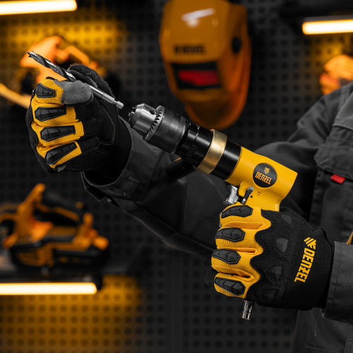 Пневматическая дрель PD500, 500 об/мин, 114 л/мин, 13 мм Denzel по ценам производителя в Челябинске с доставкой по всей России