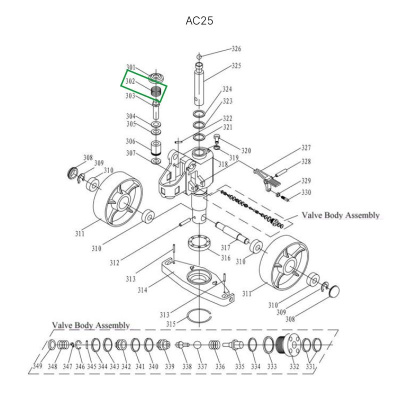 Пружина возвратная малого цилиндра для гидравлических тележек DF25 по ценам производителя в Челябинске с доставкой по всей России