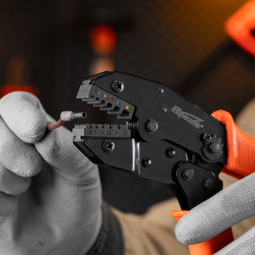 Клещи, 0.5-6 мм, для обжима электрокабеля Sparta по ценам производителя в Челябинске с доставкой по всей России