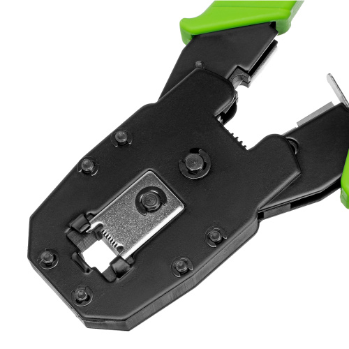 Клещи для обжима телефонных и компьютерных клемм 4P, 6P, 8P, функция обрезания проводов Сибртех по ценам производителя в Челябинске с доставкой по всей России