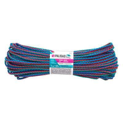 Шнур бельевой полипропиленовый с сердечником, 5 мм L 20 м, цветной, Home Palisad по ценам производителя в Челябинске с доставкой по всей России
