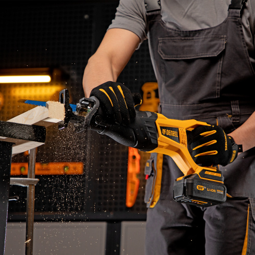 Пила сабельная аккумуляторная бесщет BRC-120-0,  18В Li-Ion Denzel по ценам производителя в Челябинске с доставкой по всей России