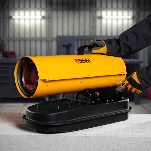 Дизельная тепловая пушка DHG-10, 10 кВт, 300 м3/ч, прямой нагрев Denzel по ценам производителя в Челябинске с доставкой по всей России