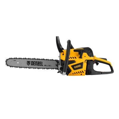 Пила цепная бензиновая DS-4516, шина 40 см, 45 см3, 2,5 л.с, шаг 0,325, паз 1,5 мм, 64 звена Denzel по ценам производителя в Челябинске с доставкой по всей России
